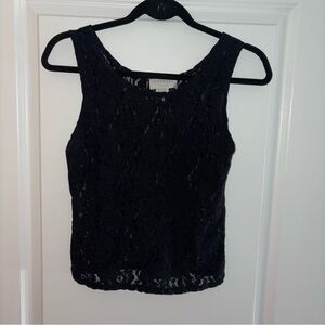 Express Black Lace Tank Top